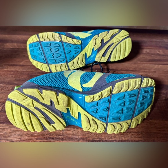 Pearl Izumi Peak II Womens Size 9.5 Blue Trail Race Sneakers Performance Lace - Picture 14 of 14